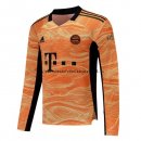 Nuevo Camiseta Manga Larga Portero Bayern Múnich 21/22 Naranja Baratas