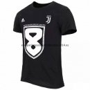 Nuevo Camisetas Entrenamiento Juventus 19/20 Negro Baratas
