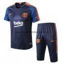 Nuevo Camisetas Barcelona Conjunto Completo Entrenamiento 18/19 Azul Marino Baratas