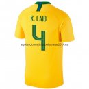 Nuevo Camisetas Brasil 1ª Equipación 2018 R.Caio Baratas