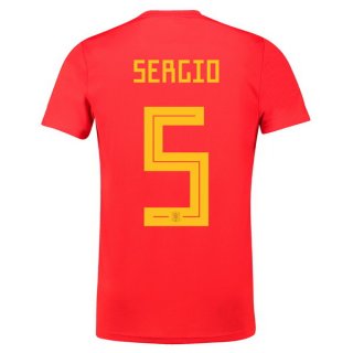 Nuevo Camisetas Espana 1ª Equipación 2018 Sergio Baratas