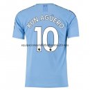 Nuevo Camisetas Manchester City 1ª Liga 19/20 Kun Aguero Baratas