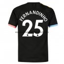 Nuevo Camisetas Manchester City 2ª Liga 19/20 Fernandinho Baratas