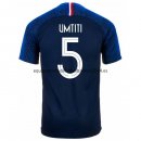 Nuevo Camisetas Francia 1ª Equipación 2018 Umtiti Baratas