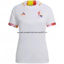 Nuevo 2ª Camiseta Mujer Bélgica 2022 Blanco Baratas