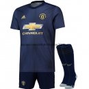 Nuevo Camisetas (Pantalones+Calcetines) Manchester United 3ª Liga 18/19 Baratas