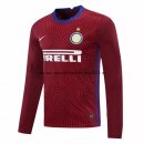 Nuevo Camisetas Manga Larga Portero Inter Milán 20/21 Borgona Baratas