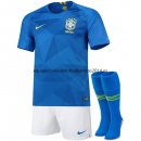 Nuevo Camisetas (Pantalones+Calcetines) Brasil 2ª Liga 2018 Baratas