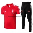 Nuevo Camisetas Juventus Conjunto Completo Entrenamiento 19/20 Baratas Rojo Negro