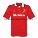 Nuevo Camisetas Manchester United 1ª Equipación Euro Retro 1992/1993 Baratas
