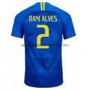 Nuevo Camisetas Brasil 2ª Equipación 2018 Dani Alves Baratas