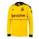 Nuevo Camisetas Manga Larga Borussia Dortmund 1ª Liga 19/20 Baratas