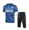 Nuevo Entrenamiento Conjunto Completo Inter Milán 19/20 Azul Negro Baratas