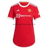Nuevo Camiseta Mujer Manchester United 1ª Liga 21/22 Baratas