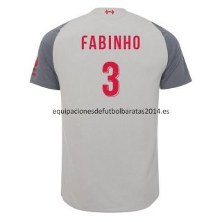 Nuevo Camisetas Liverpool 3ª Liga 18/19 Fabinho Baratas
