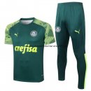 Nuevo Camiseta Entrenamiento Conjunto Completo Palmeiras 20/21 Verde