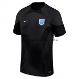 Nuevo Tailandia Portero Camiseta Inglaterra 2022 Negro Baratas