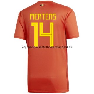 Nuevo Camisetas Belgica 1ª Liga Equipación 2018 Mertens Baratas