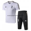 Nuevo Camisetas Juventus Conjunto Completo Entrenamiento 18/19 Blanco Negro Baratas