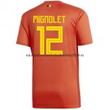 Nuevo Camisetas Belgica 1ª Liga Equipación 2018 Mignolet Baratas