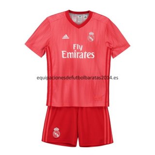 Nuevo Camisetas Ninos Real Madrid 3ª Liga 18/19 Baratas