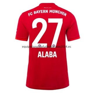 Nuevo Camisetas Bayern Munich 1ª Liga 19/20 Alaba Baratas