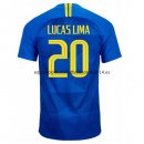 Nuevo Camisetas Brasil 2ª Equipación 2018 Lucas Lima Baratas