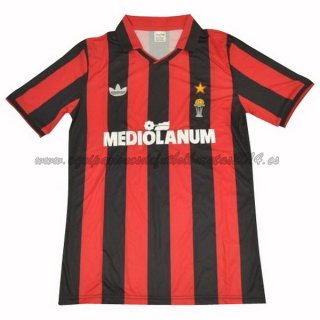 Nuevo Camisetas AC Milan 1ª Equipación Retro 1990-1991 Baratas