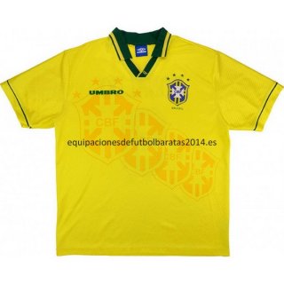 Nuevo Camisetas Brasil 1ª Equipación Retro 1994/1997 Baratas