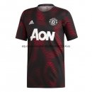 Nuevo Camisetas Manchester United Entrenamiento 18/19 Negro Rojo Baratas