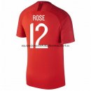 Nuevo Camisetas Inglaterra 2ª Liga Equipación 2018 Rose Baratas
