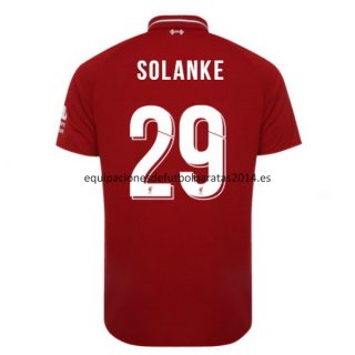 Nuevo Camisetas Liverpool 1ª Liga 18/19 Solanke Baratas