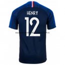 Nuevo Camisetas Francia 1ª Equipación 2018 Henry Baratas