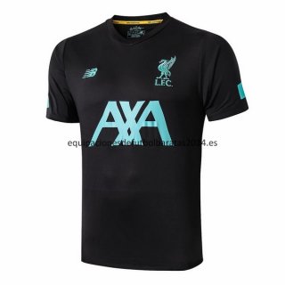 Nuevo Camisetas Liverpool Entrenamiento 19/20 Negro Azul Baratas