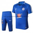 Nuevo Camisetas Conjunto Completo Chelsea Entrenamiento 17/18 Azul Baratas