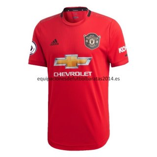 Nuevo Camisetas Manchester United 1ª Liga 19/20 Baratas