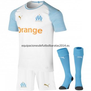 Nuevo Camisetas (Pantalones+Calcetines) Marseille 1ª Liga 18/19 Baratas