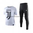Nuevo Camisetas Juventus Conjunto Completo Entrenamiento 19/20 Blanco Negro Baratas