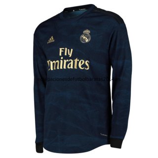 Nuevo Camisetas Manga Larga Real Madrid 2ª Liga 19/20 Baratas