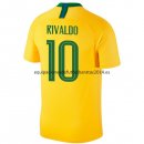 Nuevo Camisetas Brasil 1ª Equipación 2018 Rivaldo Baratas