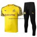 Nuevo Camisetas Borussia Dortmund Conjunto Completo Entrenamiento 19/20 Baratas Negro Amarillo Purpura
