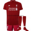 Nuevo Camisetas (Pantalones+Calcetines) Liverpool 1ª Liga 18/19 Baratas