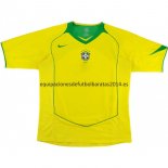 Nuevo Camisetas Brasil 1ª Equipación Retro 2004 Baratas
