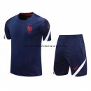 Nuevo Camisetas Francia Conjunto Completo Entrenamiento 2020 Azul Marino Baratas