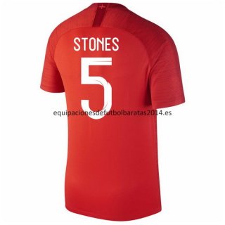 Nuevo Camisetas Inglaterra 2ª Liga Equipación 2018 Stones Baratas