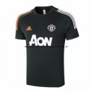 Nuevo Camisetas Entrenamiento Manchester United 20/21 Negro Blanco Baratas