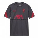Nuevo Camisetas Entrenamiento Liverpool 20/21 Gris Baratas