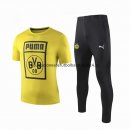 Nuevo Camisetas Conjunto Completo Borussia Dortmund Entrenamiento 19/20 Amarillo Negro Baratas