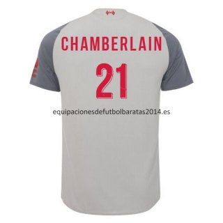 Nuevo Camisetas Liverpool 3ª Liga 18/19 Chamberlain Baratas