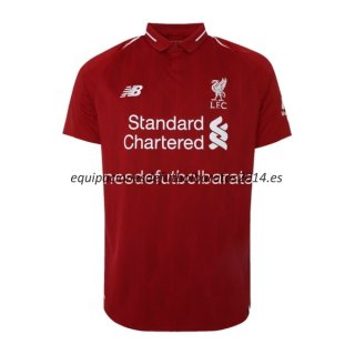 Nuevo Thailande Camisetas Liverpool 1ª Liga 18/19 Baratas